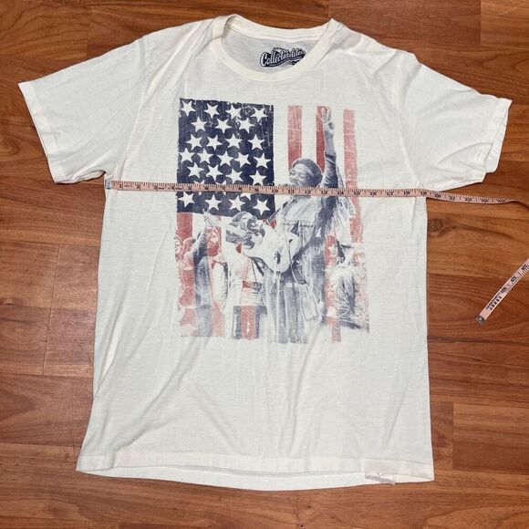 Old Navy Collectabilitees Mens White Jimi Hendrix Short Sleeve T-Shirt Medium - Picture 4 of 7